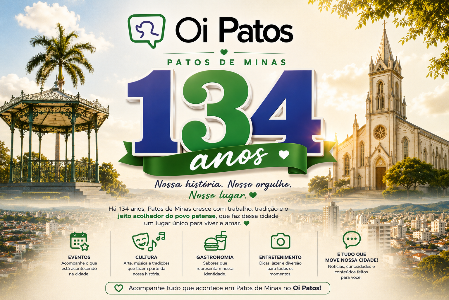 Patos de Minas 134 anos: uma história feita de gente, tradição e ...